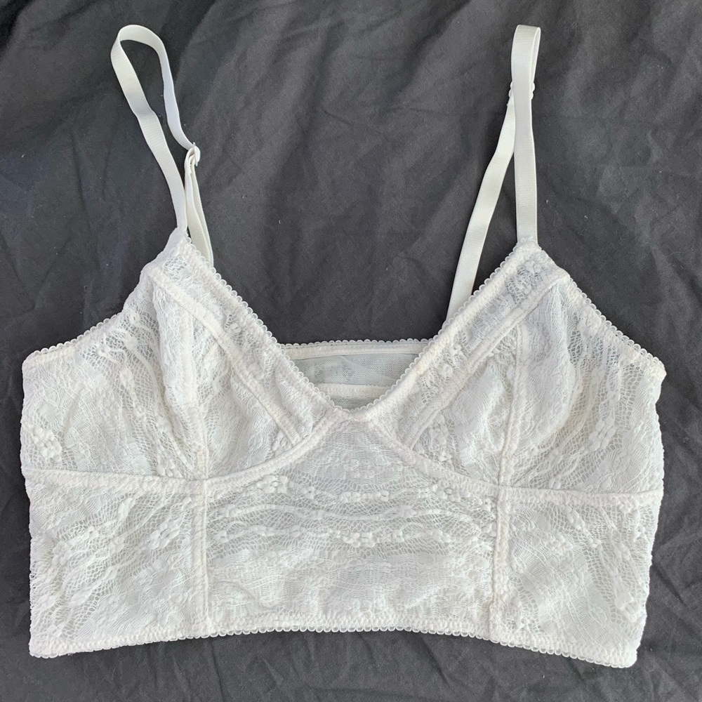 White/Cream Free People Bralette